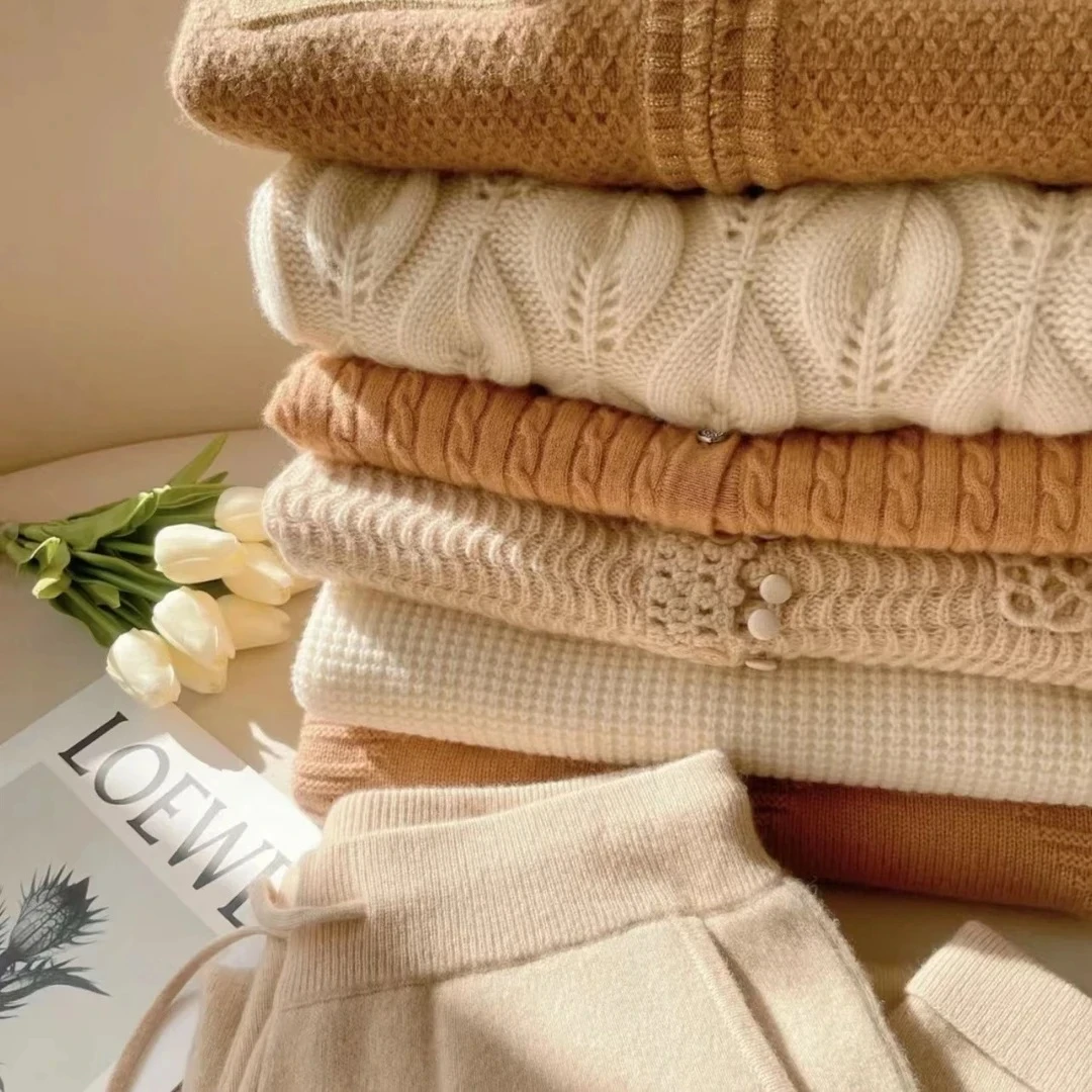 【351-400编号】秋冬季新款毛衣针织衫时尚气质