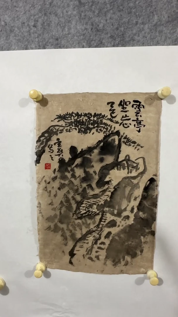 国画写意画花鸟画手绘