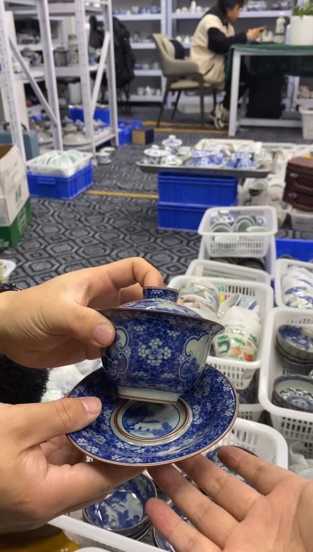 摆件陶景德陶瓷茶具容量约150