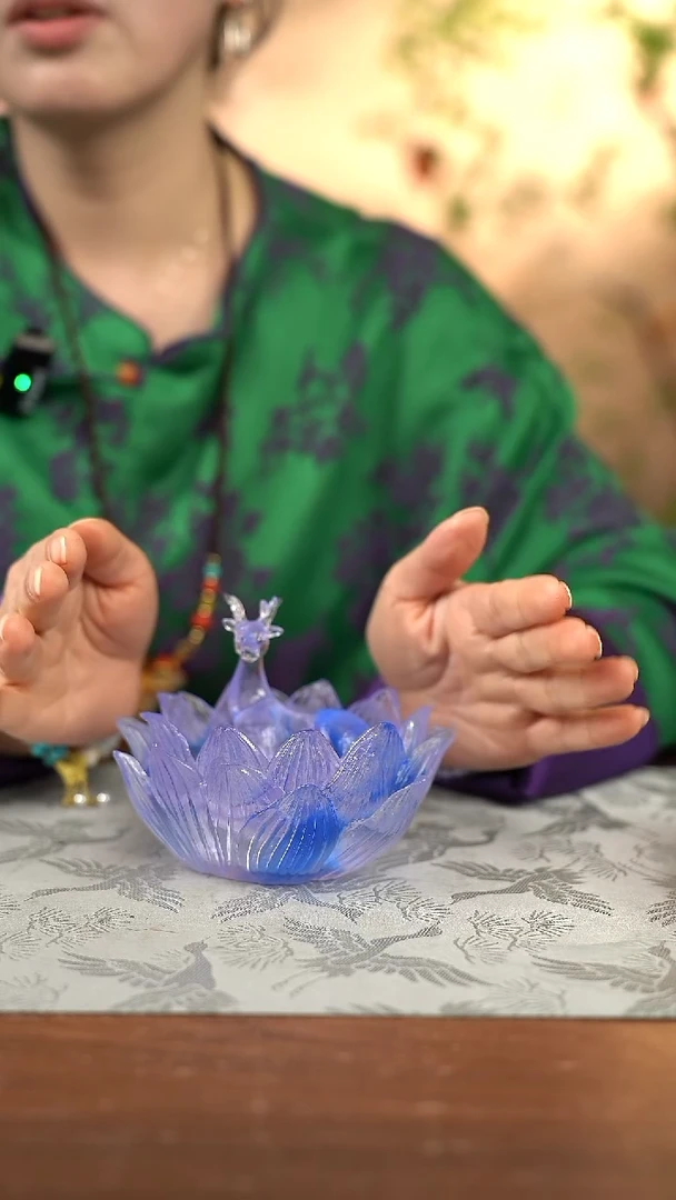 【闪购商品】一鹿生花香炉紫色