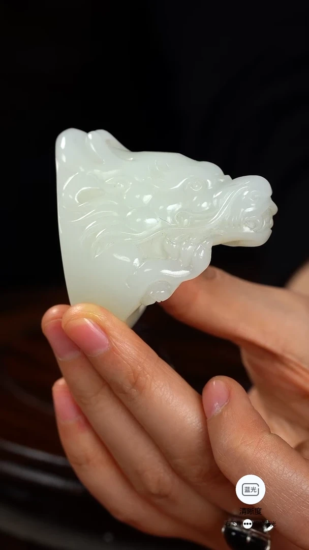 未镶嵌和田玉挂件003 龙头扳指【防拍】