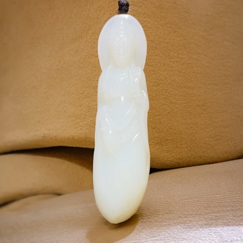 和田玉未镶嵌吊坠(不含链)