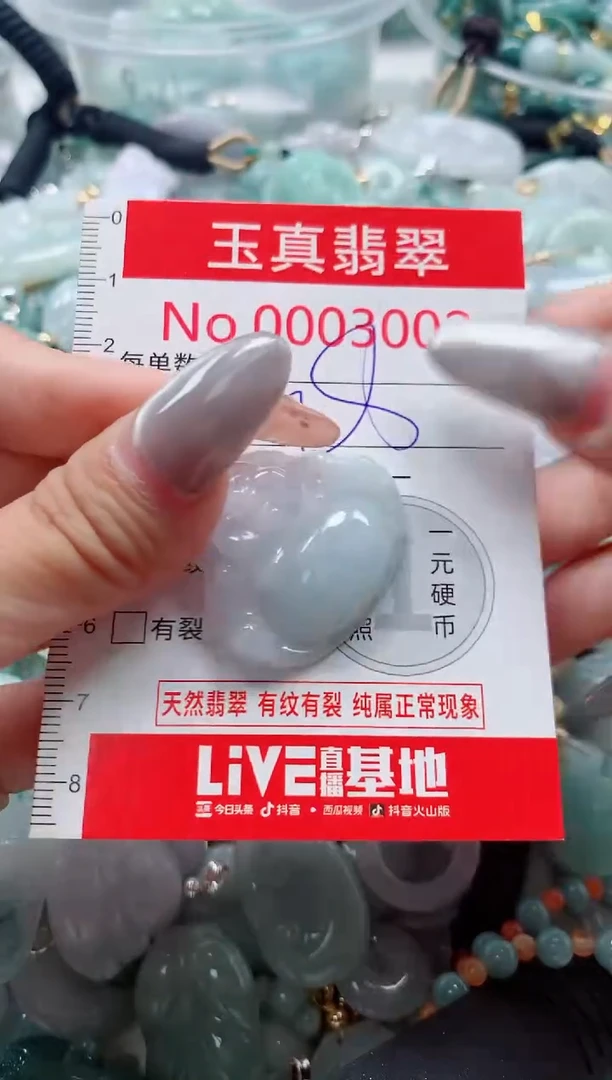 吊坠(不含链)未镶嵌翡翠3002