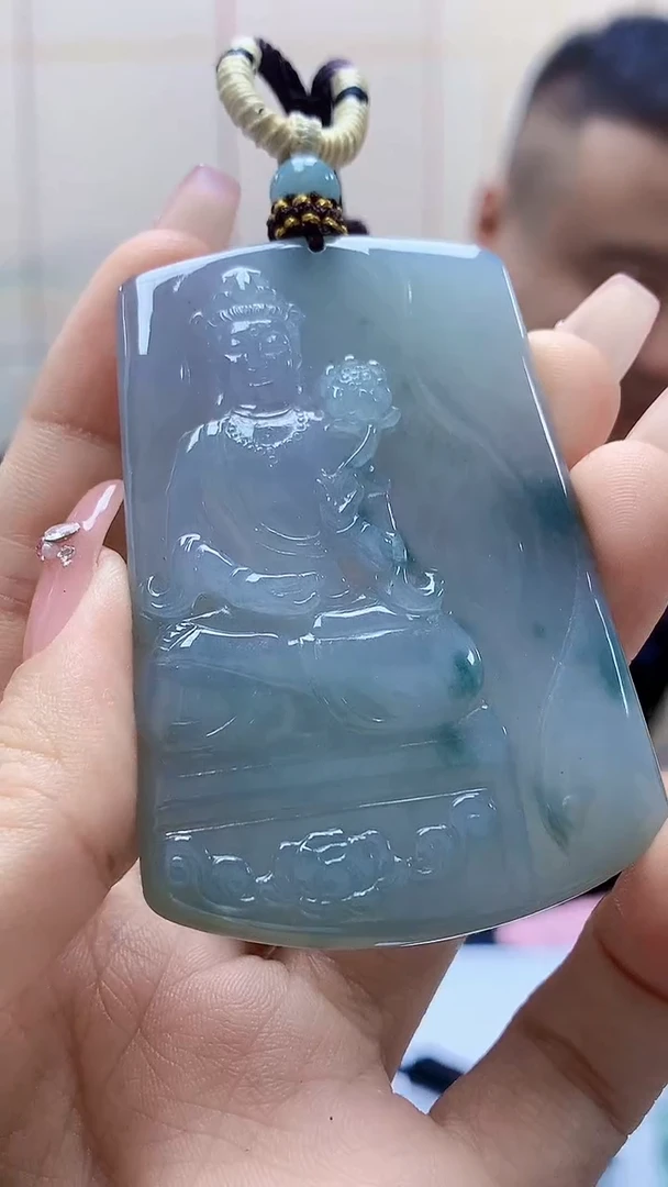 未镶嵌定制翡翠4898ty-毛货挂件60