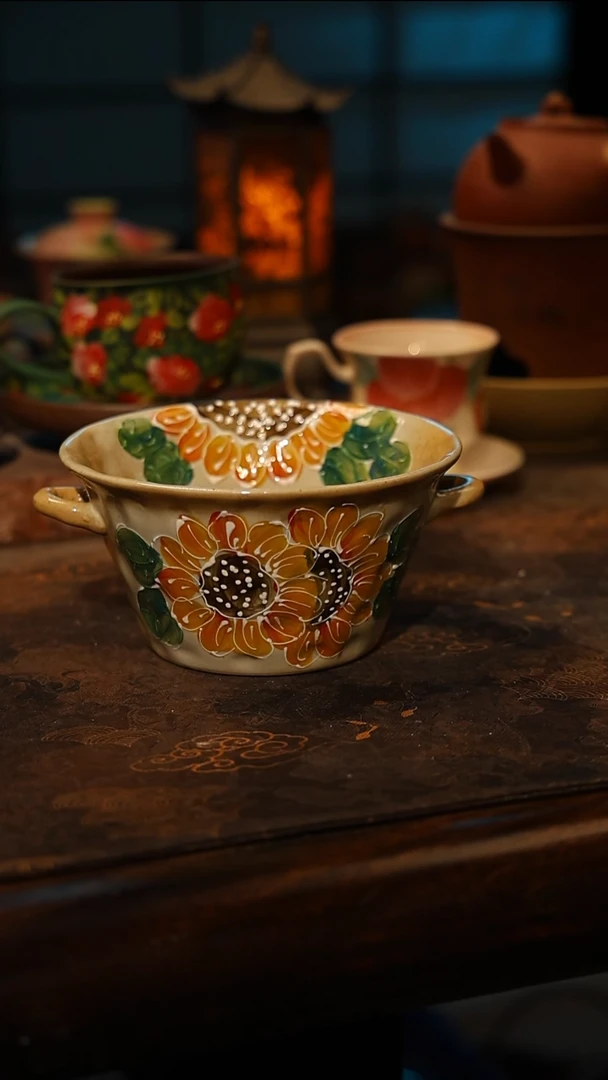 陶瓷景德镇高温釉下彩手工手绘款式