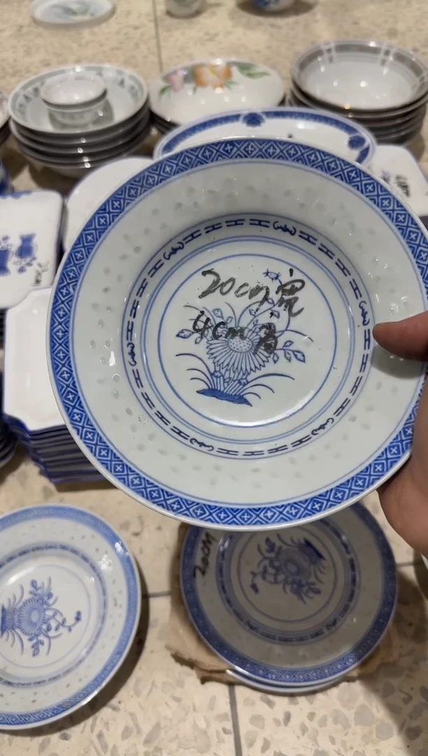 【闪购商品】摆件碗盘杯20厘米微瑕介意勿拍