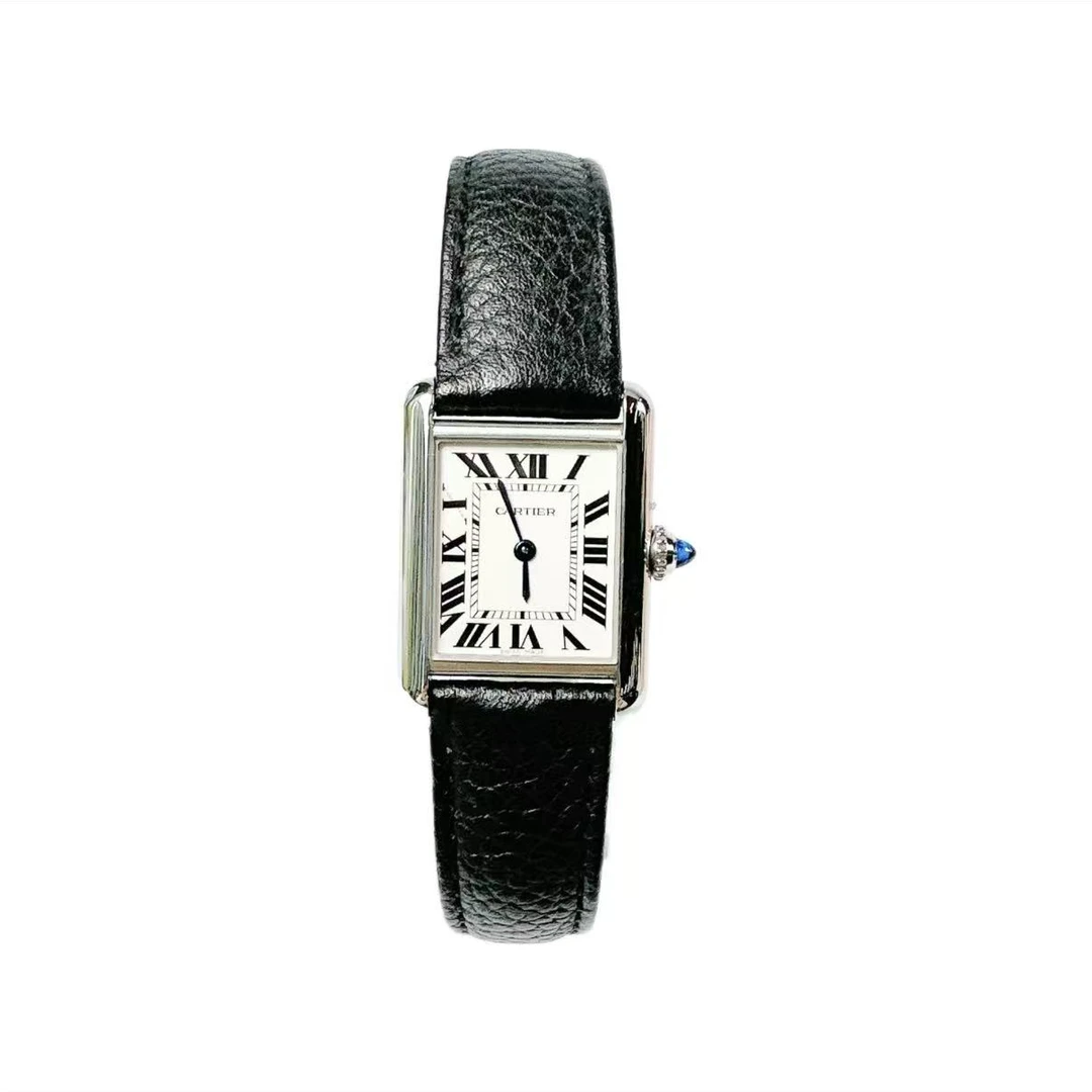 95新 Cartier/卡地亚 坦克/石英/单表/SBK0125898