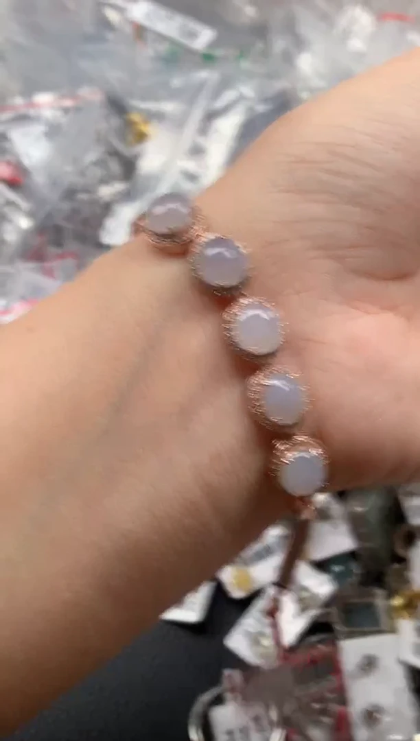 银S925镶嵌戒指翡翠天然A货缅甸翡翠