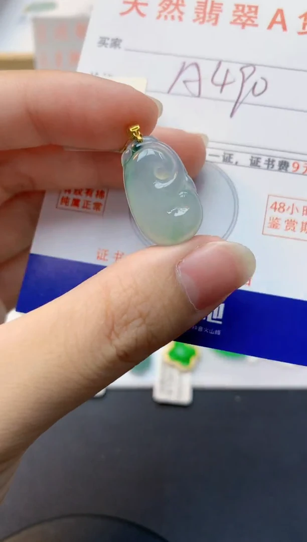 颈饰未镶嵌翡翠天然缅甸A货翡翠