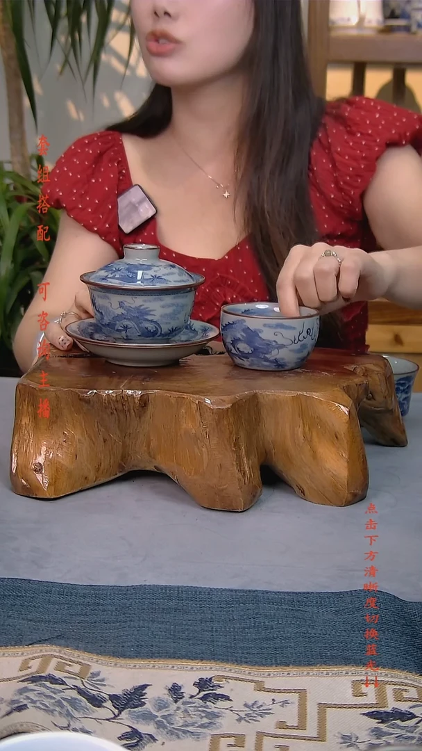 简装家用款2件套 老陶泥开片纹陶瓷茶具