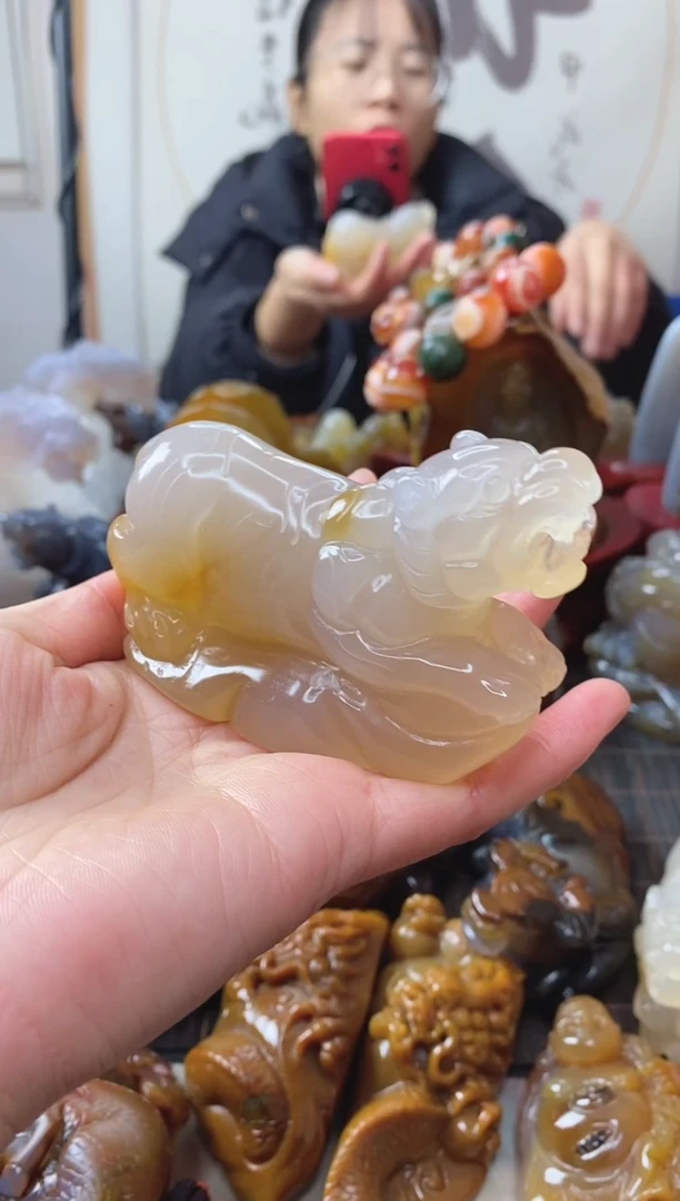 【闪购商品】玛瑙/玉髓小摆件未镶嵌0