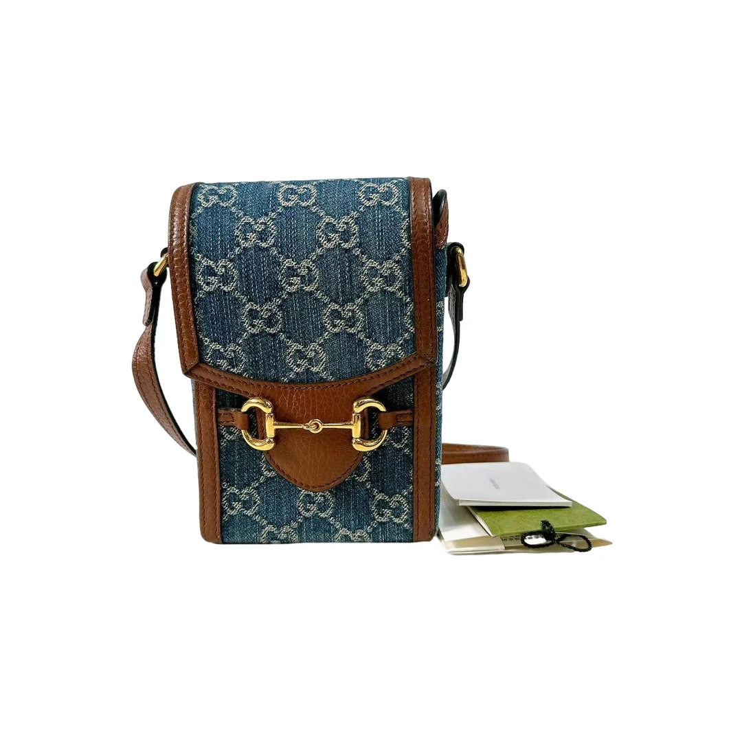 95新 GUCCI/古驰  安洁利严选手机包/0018055