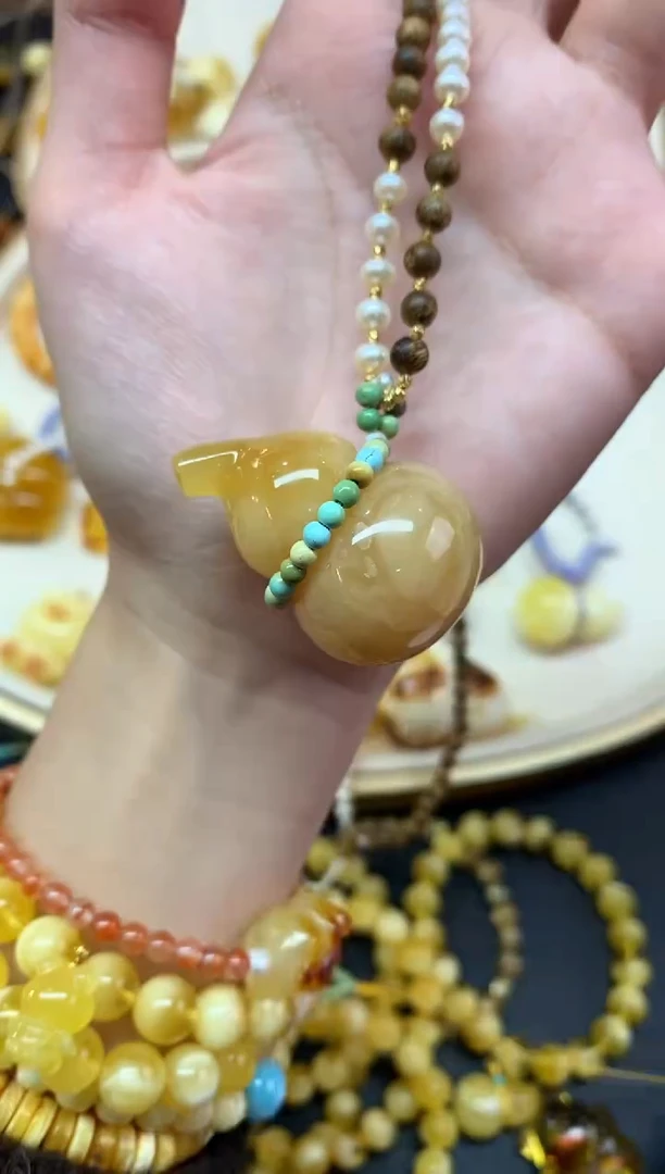 【闪购商品】蜜蜡裸石未镶嵌吊坠A523|2999