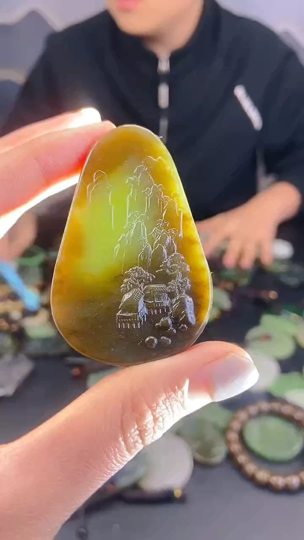 颈饰未镶嵌和田玉1