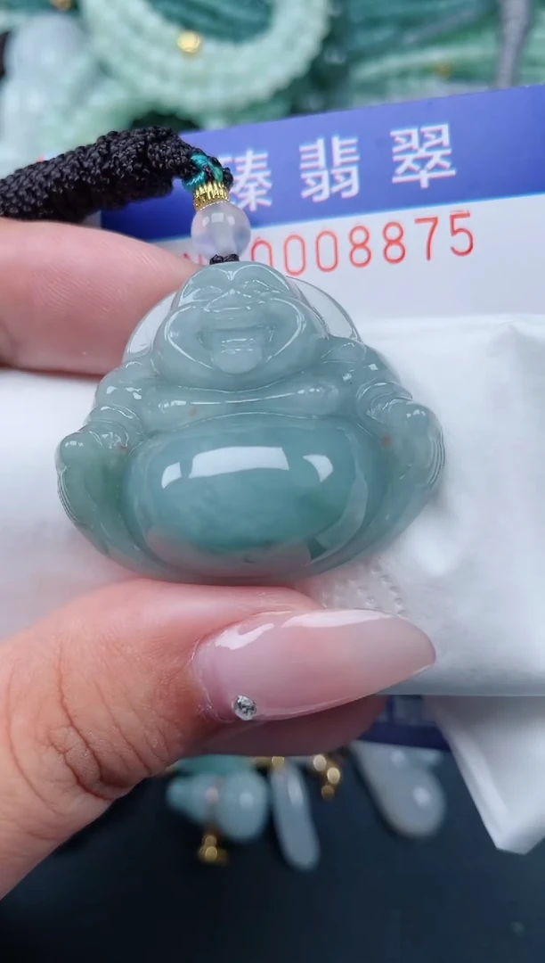 翡翠未镶嵌颈饰.0008875