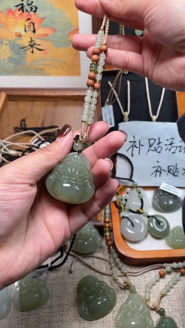 【闪购商品】和田玉颈饰未镶嵌35佛