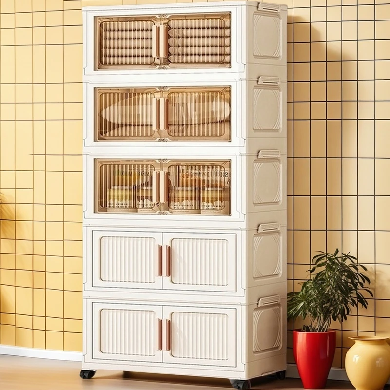 【注意看图】YS50cm面宽【拍四发五】到手五大层客厅卧室折叠收纳柜