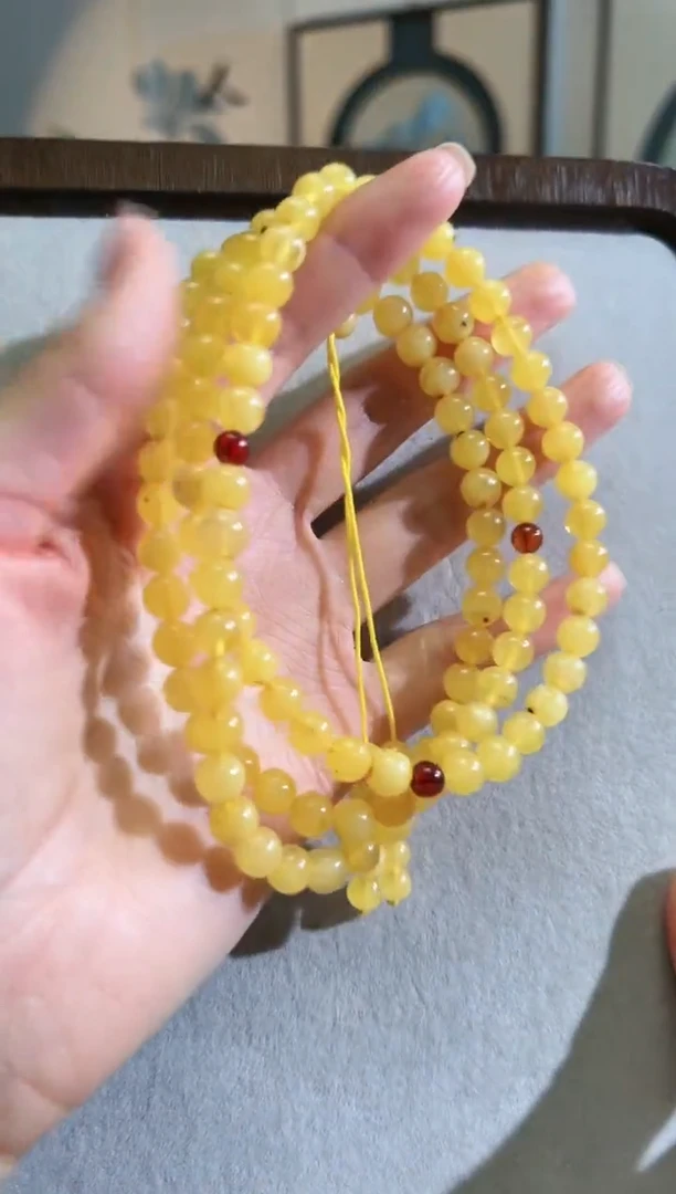 【闪购商品】蜜蜡颈饰未镶嵌蜜蜡108