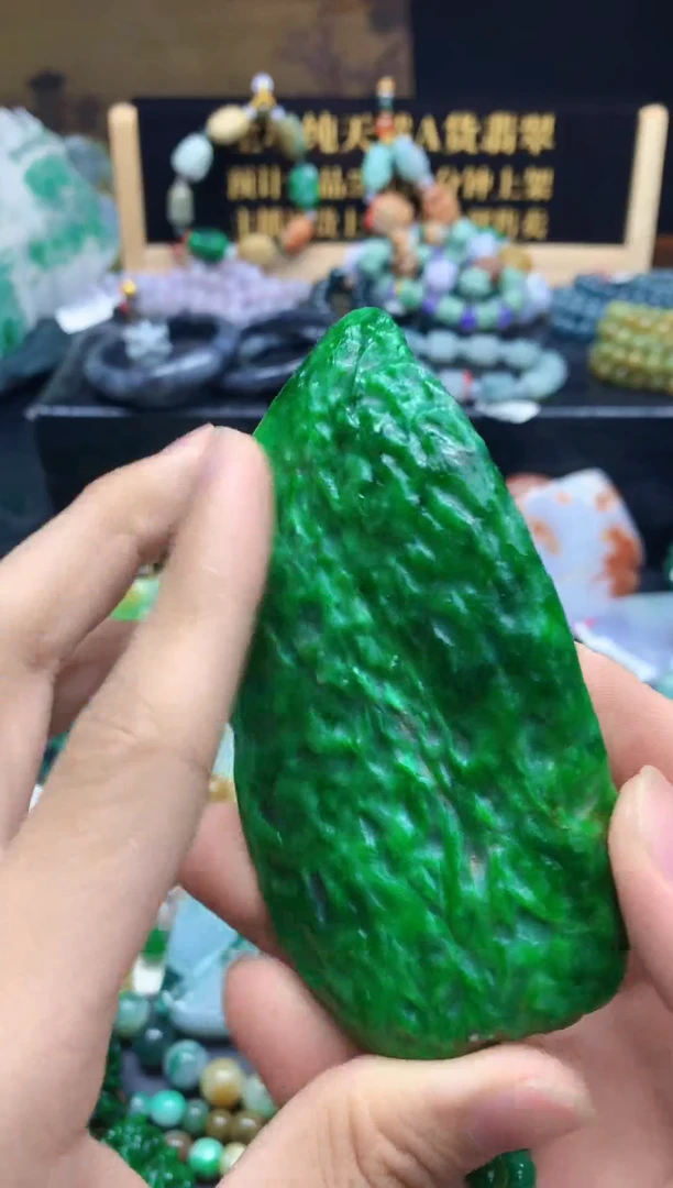 颈饰未镶嵌翡翠A**练缅甸翡翠