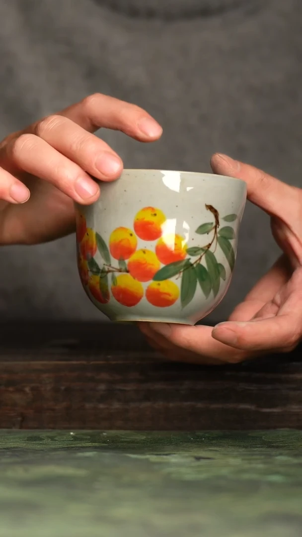 【闪购商品】杯青诗手工手绘瓷器