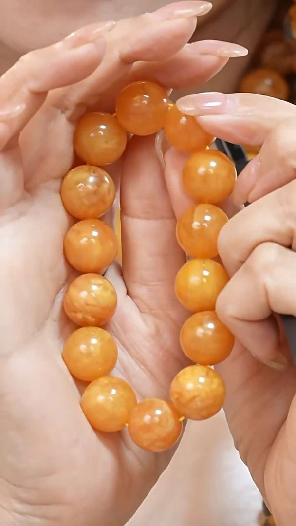 蜜蜡颈饰未镶嵌5888天然蜜蜡珠宝奇石云端妖孽妖花全部保真