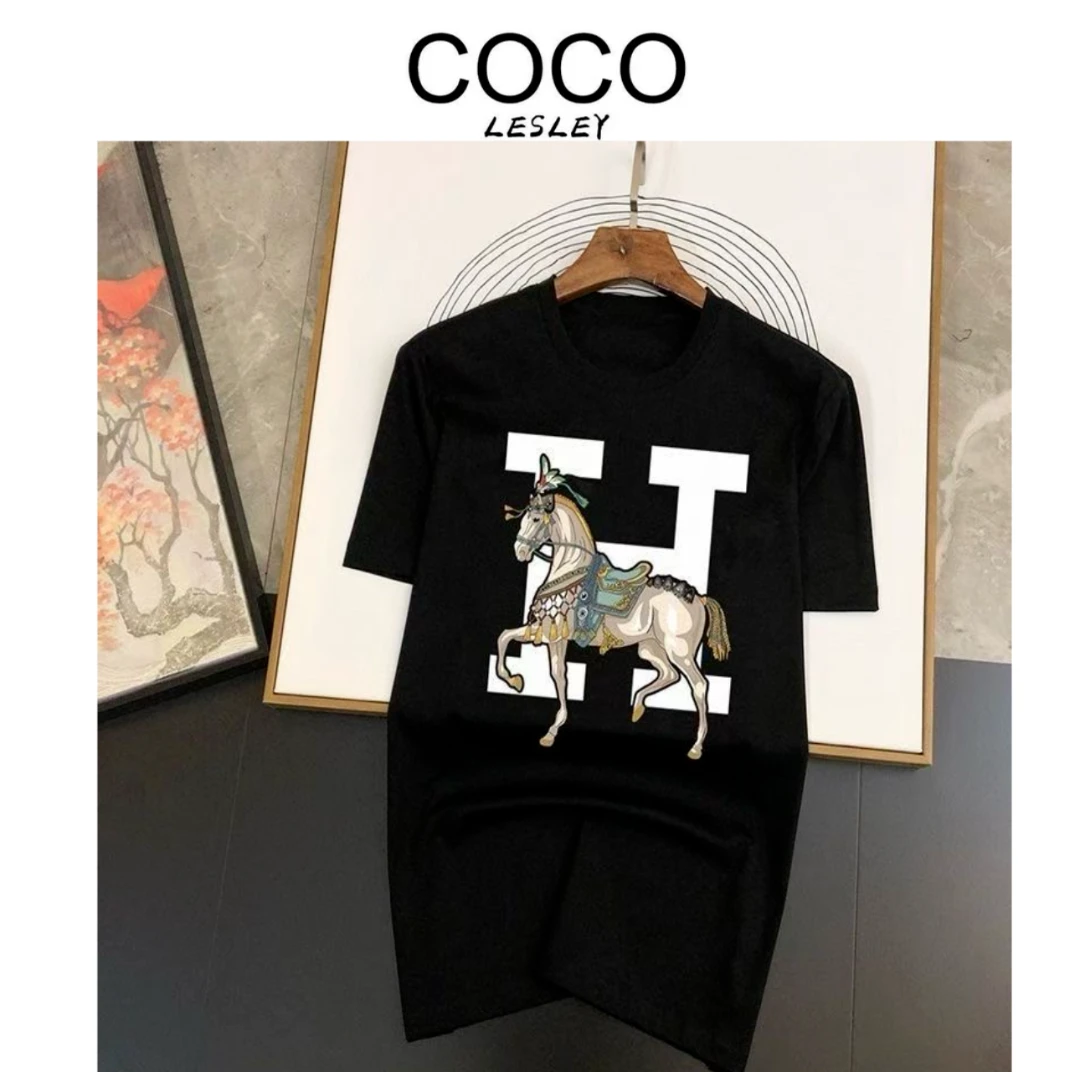 菲姐专属+【COCO LESLEY】设计师款H家T恤（男女同款)