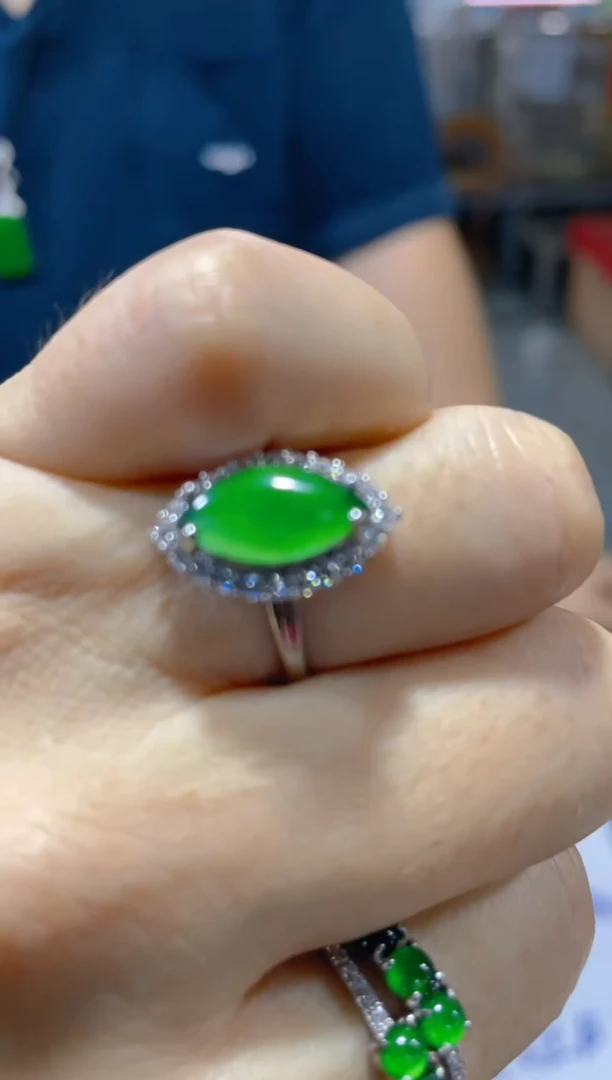 翡翠戒指未镶嵌天然A货翡翠（多样性发货拍一件发件）
