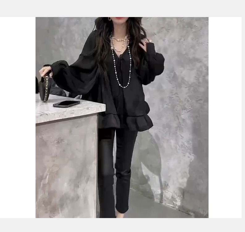 2025春季新款时尚女装网红气质爆款百搭洋气上衣裤子女ZX4