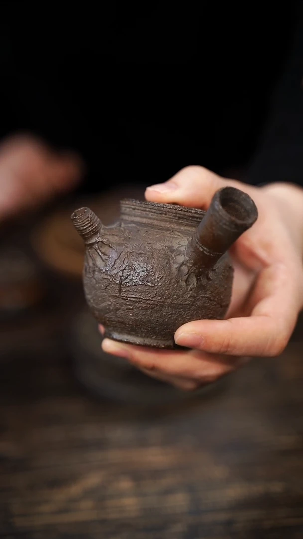 全手工制作  南蛮侧把壶120cc