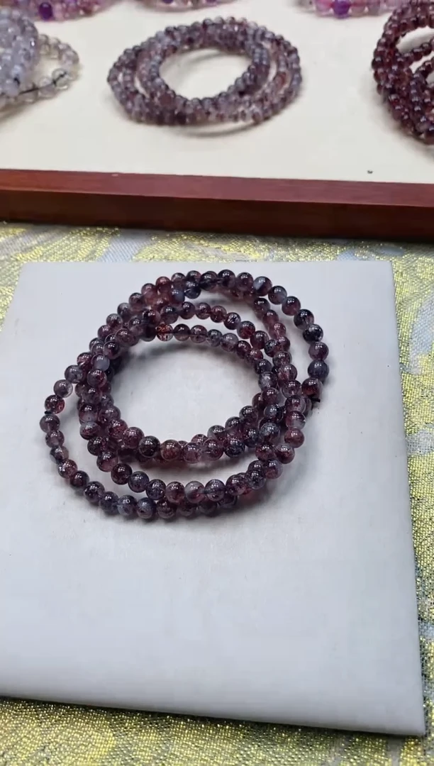 手串未镶嵌水晶毕业暗夜玫瑰单圈5mm 多样性发一