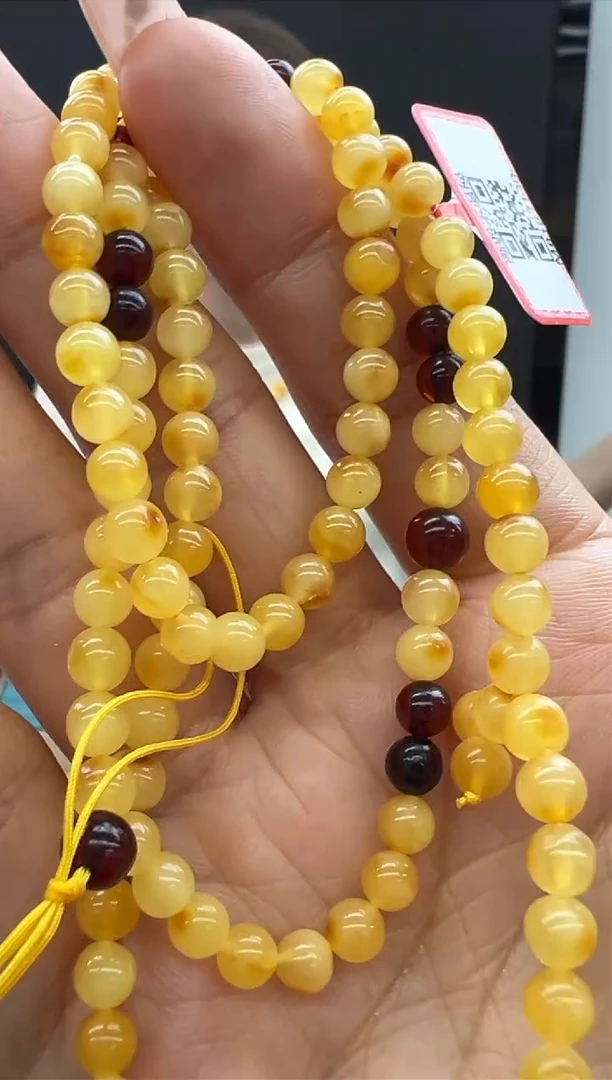 【闪购商品】琥珀颈饰未镶嵌31秒拍号