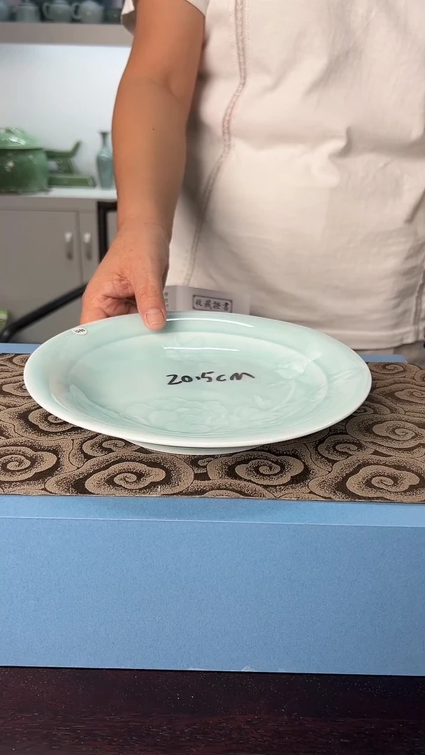 龙泉云间青瓷小米茶器