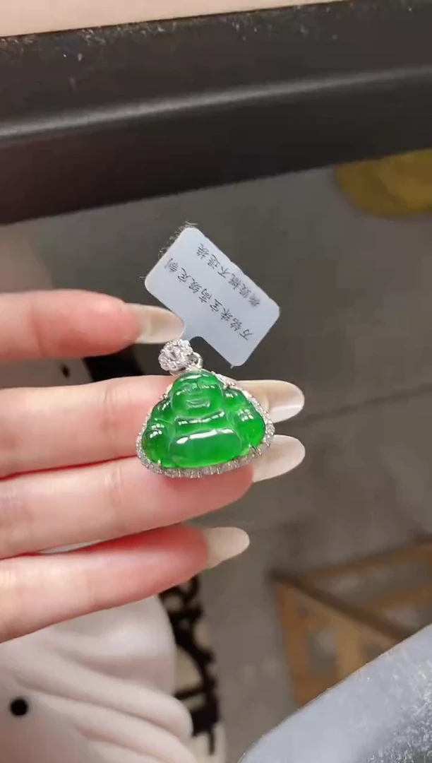 银S925镶嵌戒指翡翠51151