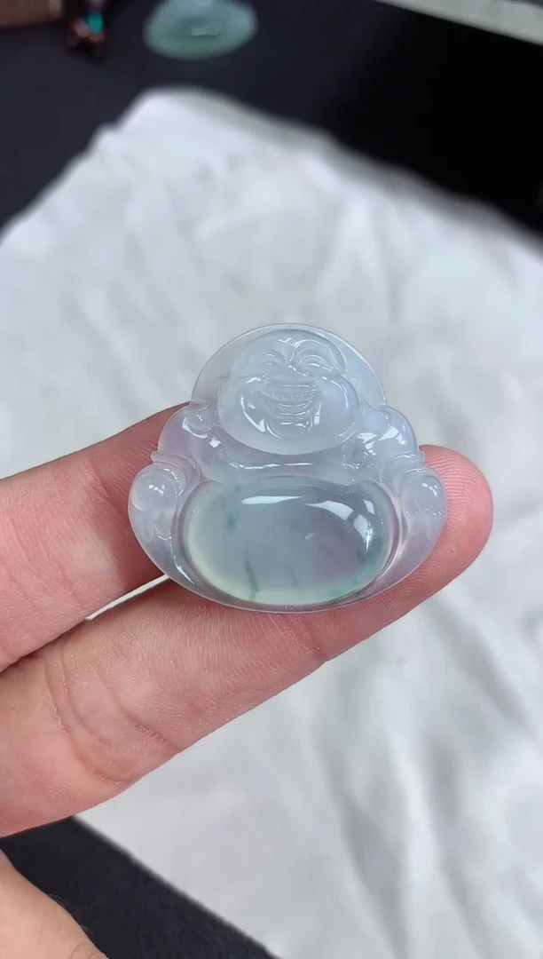 颈饰未镶嵌翡翠佛公