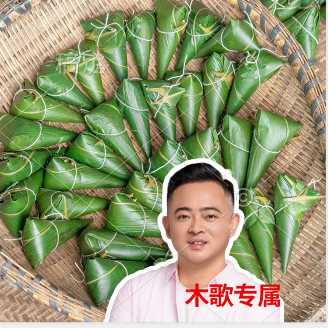 【木歌专属】清水粽子原味白米粽子纯手工纯糯米小粽子端午节粽子