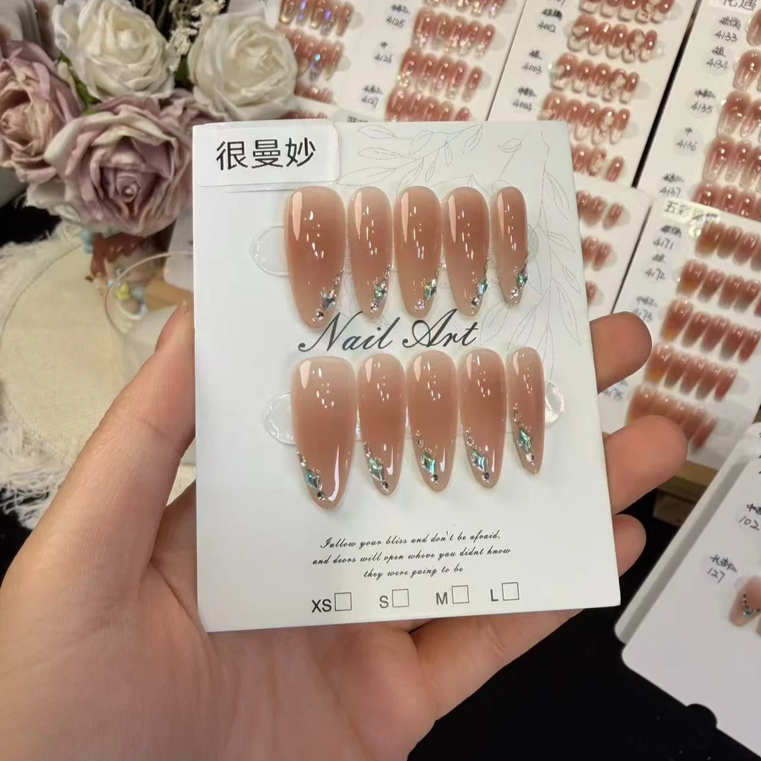 【很曼妙 彩琉璃】虎子纯手工穿戴甲 可多次使用 送工具包