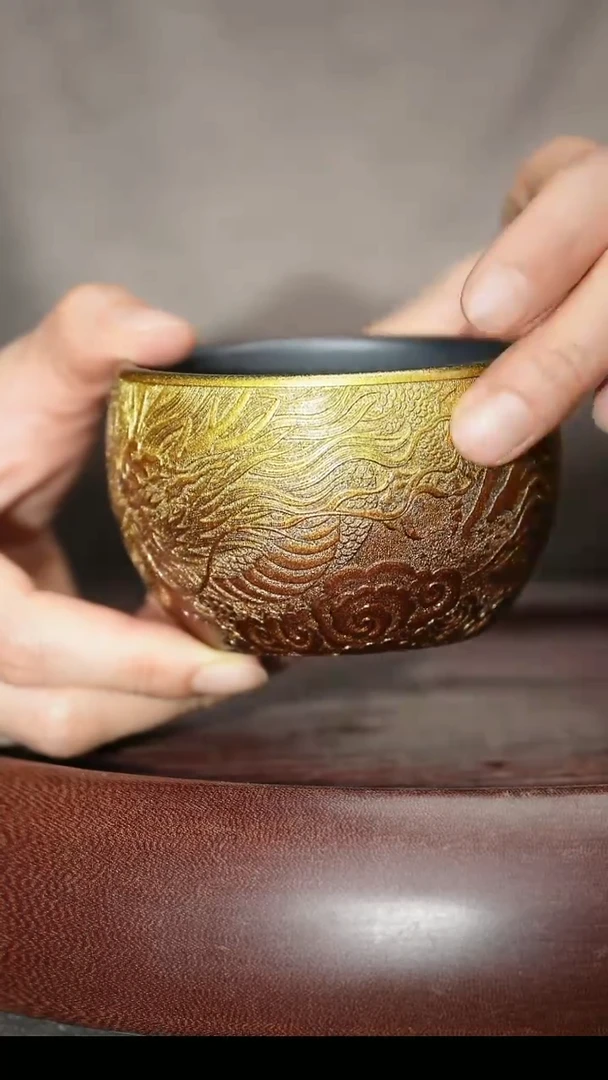 茶杯紫砂紫砂主人杯福利放漏