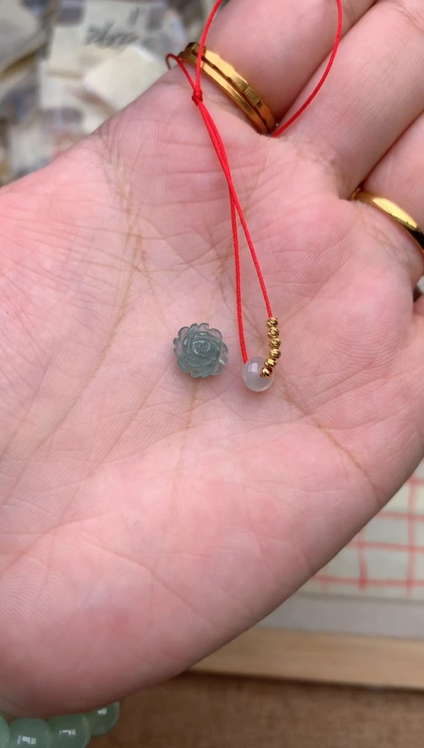 18K金镶嵌挂件翡翠向**1一6