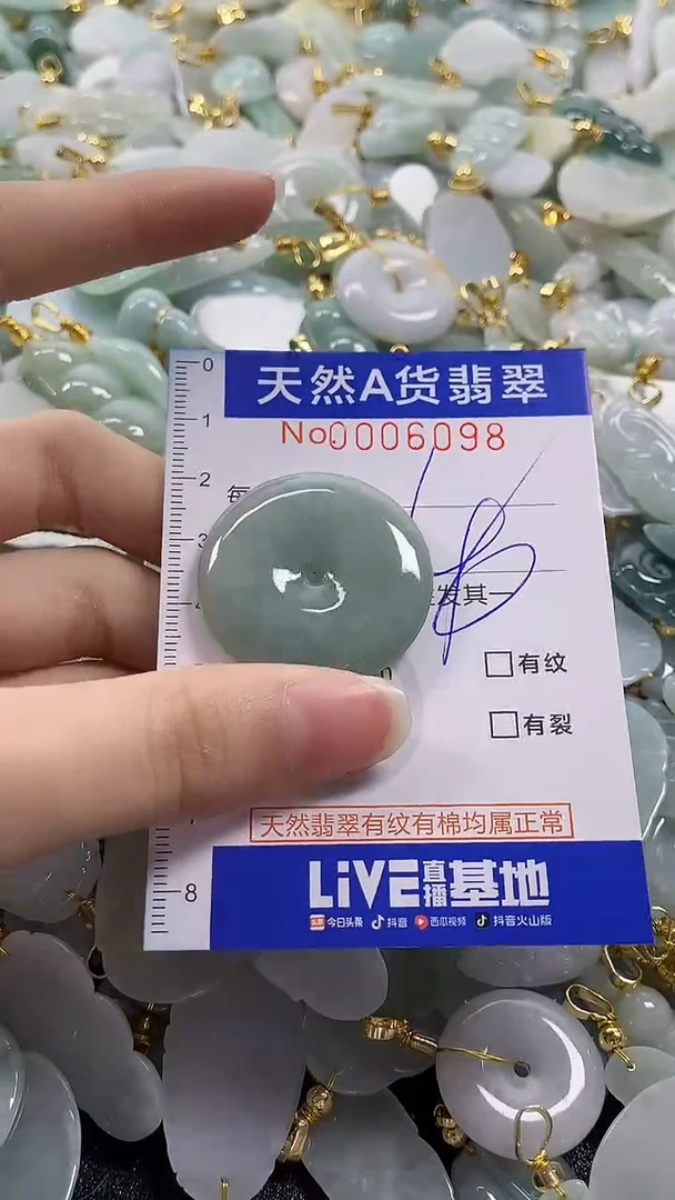 颈饰未镶嵌翡翠纯天然a货翡翠