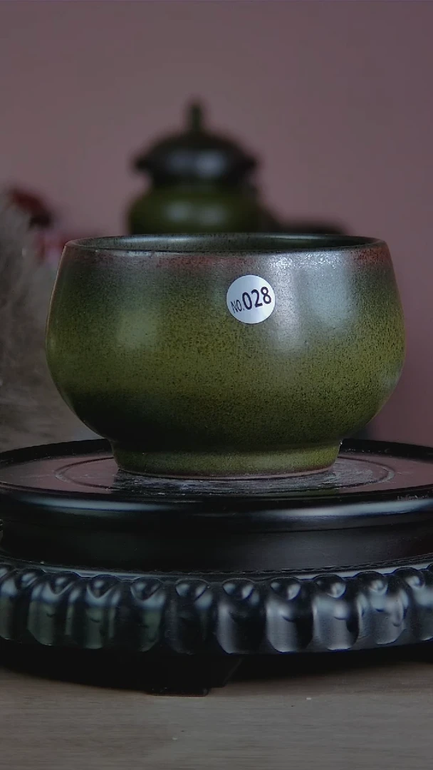 景韵堂仿清茶叶末釉