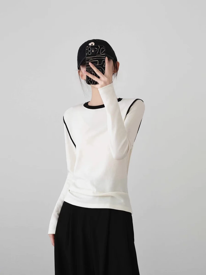 2344女款春季长袖打底衫