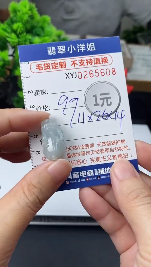 未镶嵌定制翡翠毛货商品 不退换/ 5608
