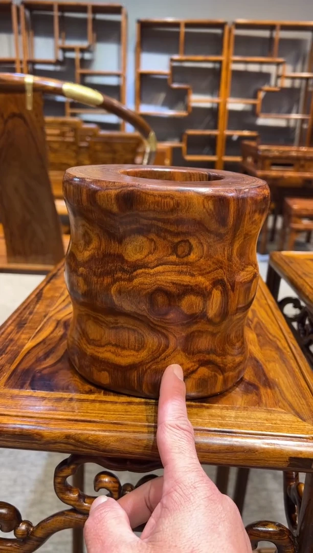 木无*笔筒 笔筒 红木家居