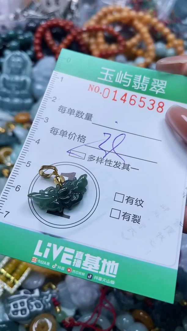 翡翠未镶嵌颈饰闪购0146538多样性发其一