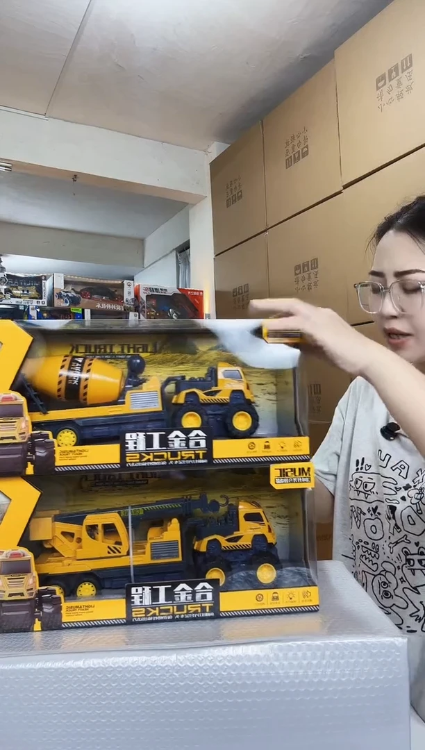 塑料儿童玩具合金工程车