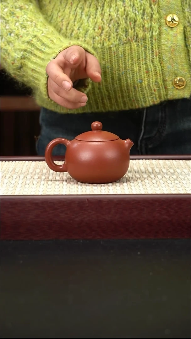 茶壶紫砂红泥 西施