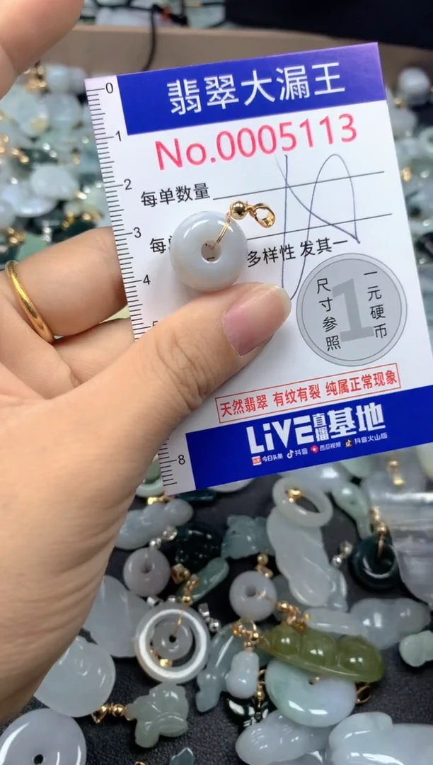 翡翠未镶嵌吊坠(不含链)5113