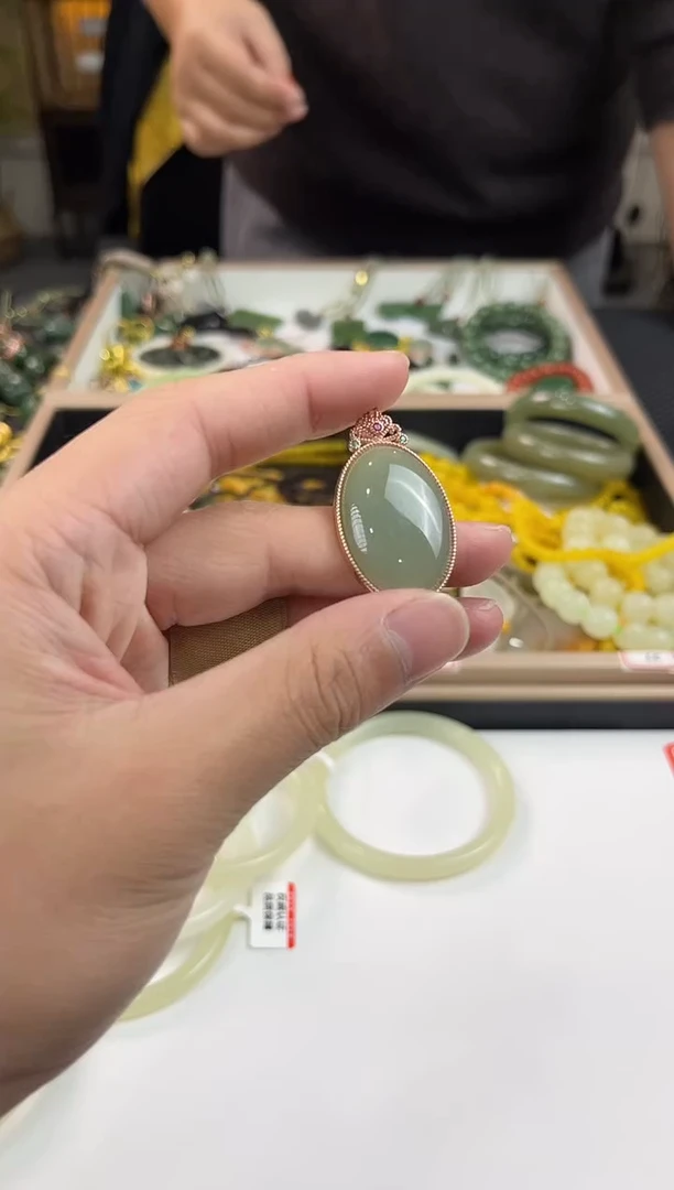 颈饰未镶嵌和田玉多样性拍一发一  43