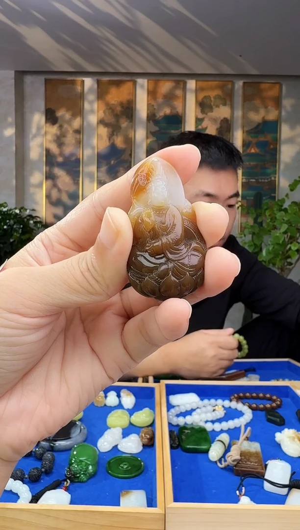 未镶嵌和田玉挂件拍一发一