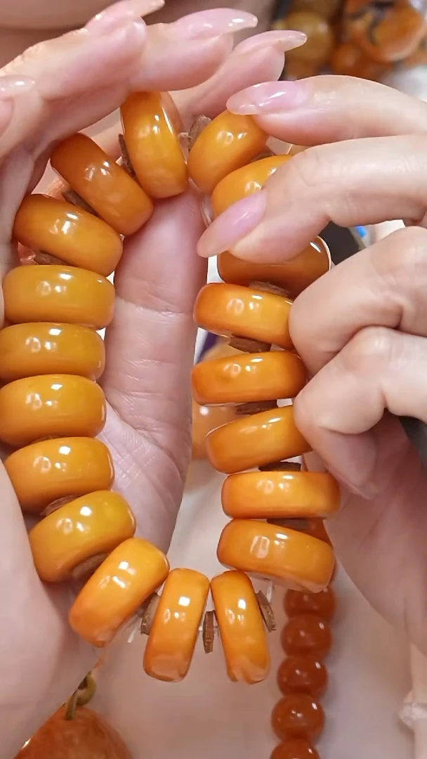 蜜蜡颈饰未镶嵌222-7713天然蜜蜡珠宝奇石云端妖孽全部保真